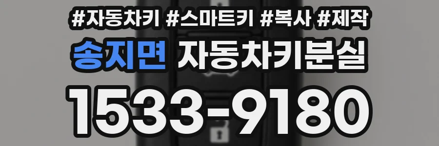 송지면 자동차키분실