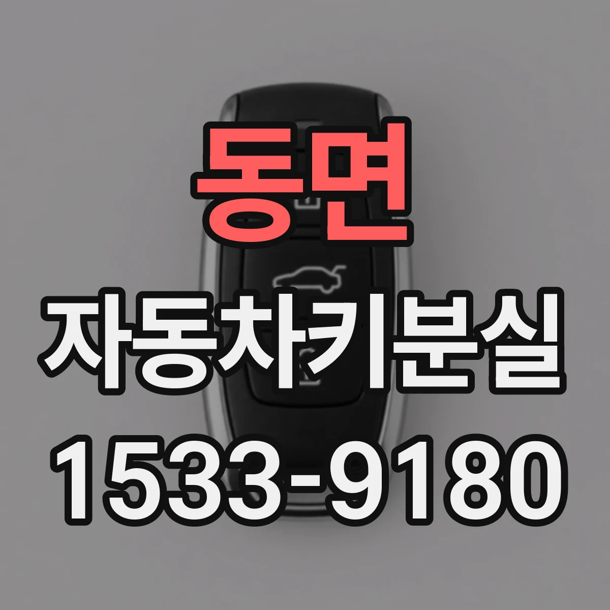 동면 자동차키분실