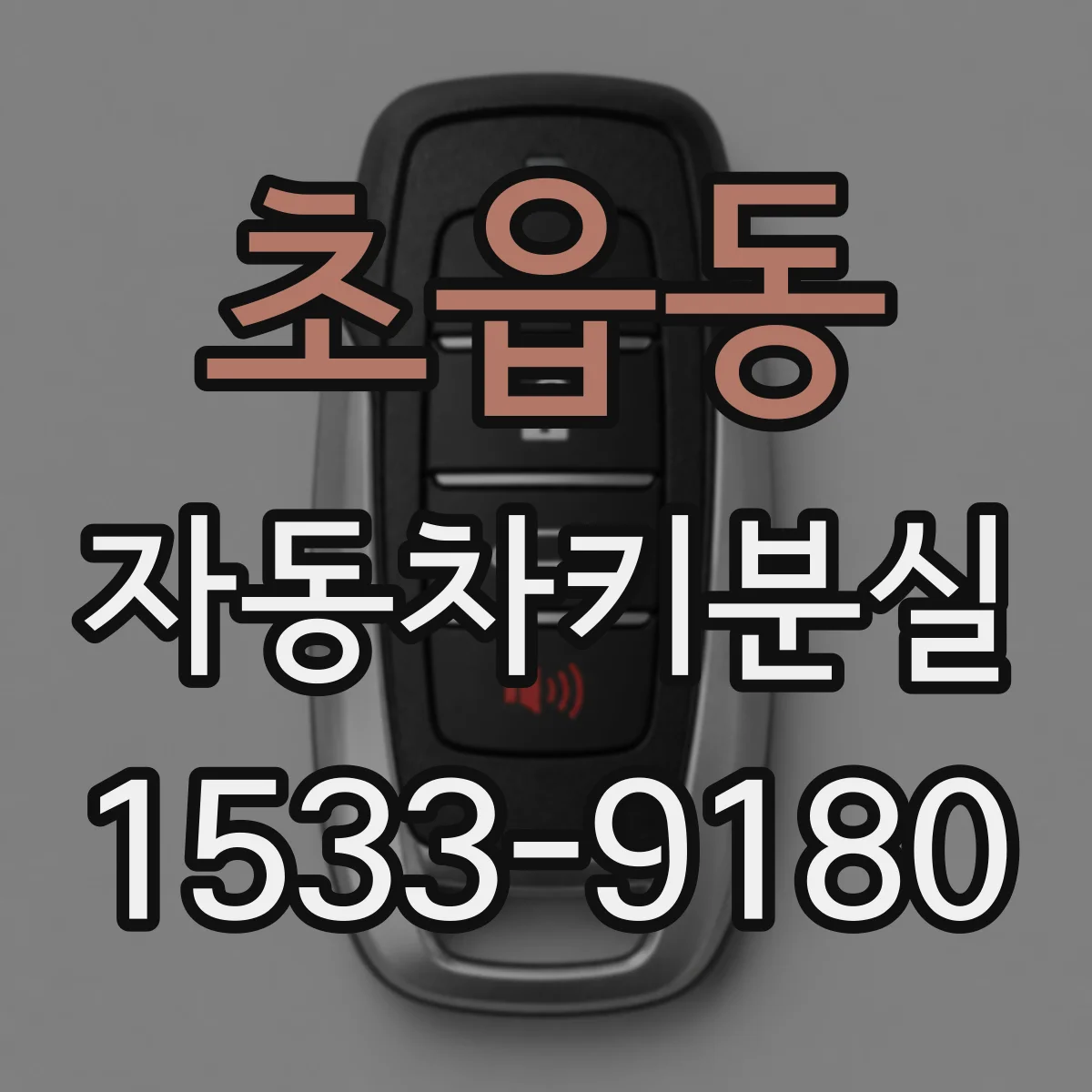초읍동 자동차키분실
