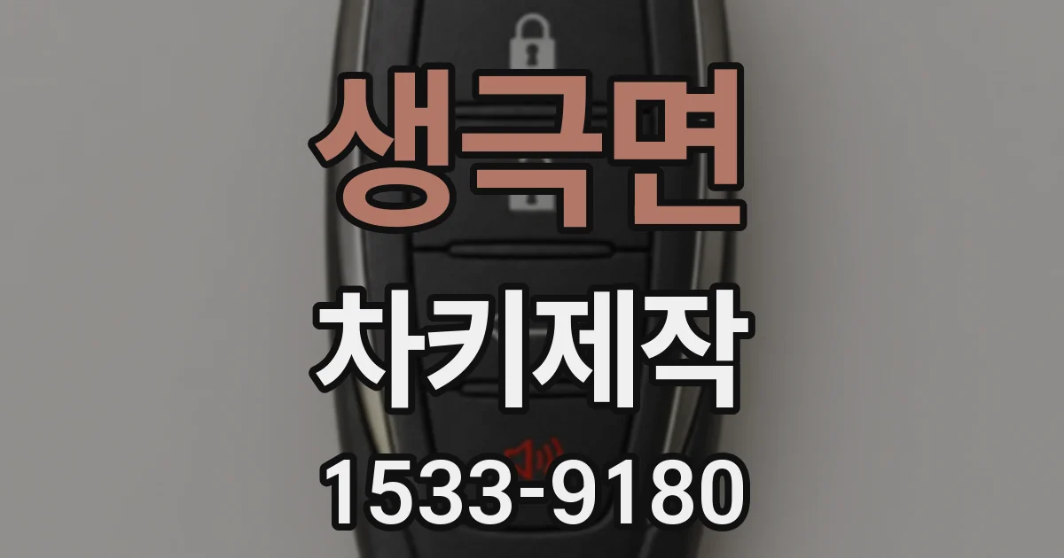 생극면 차키제작