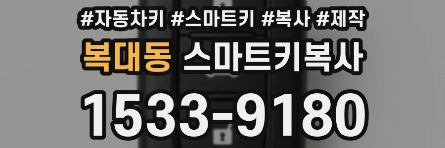 복대동 스마트키복사