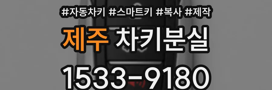 제주 차키분실
