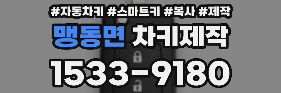 맹동면 차키제작