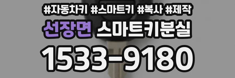 선장면 스마트키분실