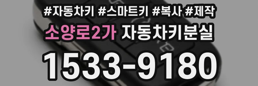 소양로2가 자동차키분실