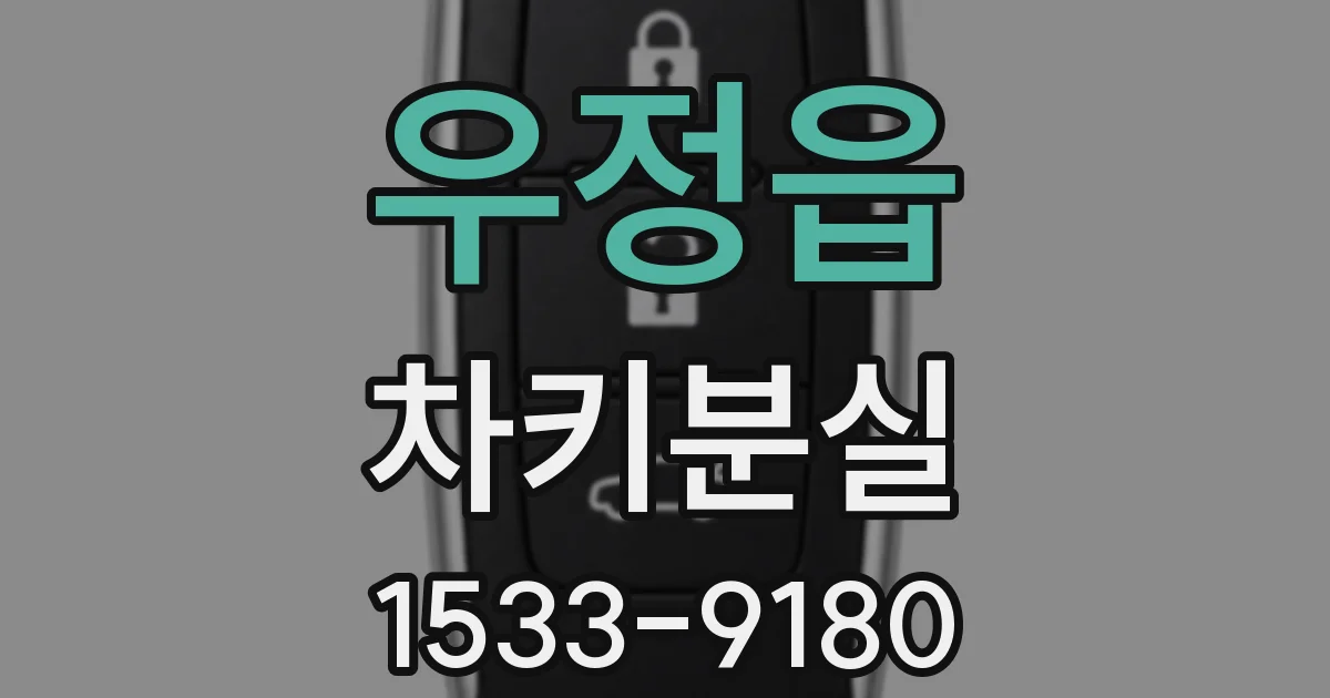 우정읍 차키분실