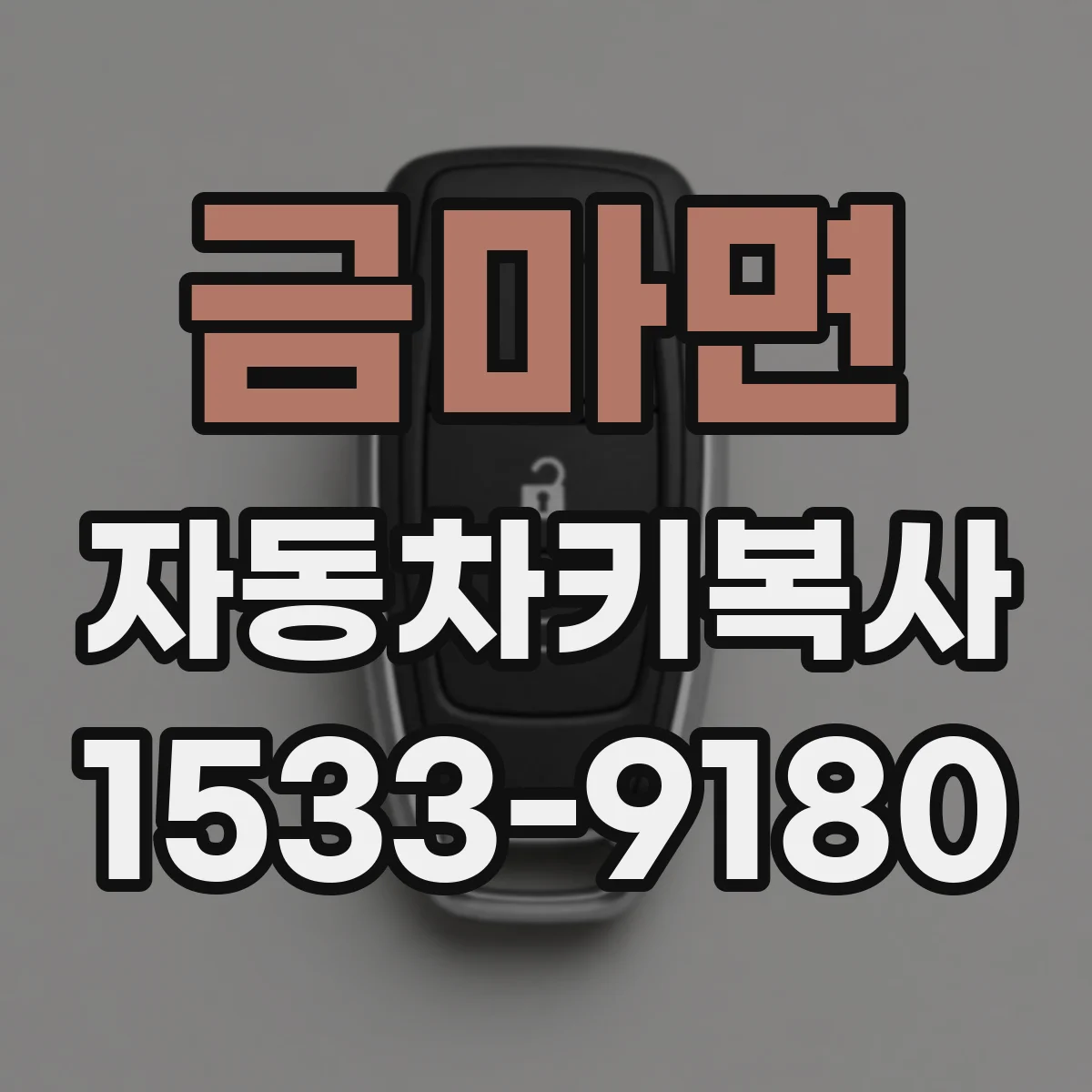금마면 자동차키복사