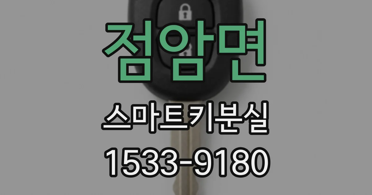 점암면 스마트키분실