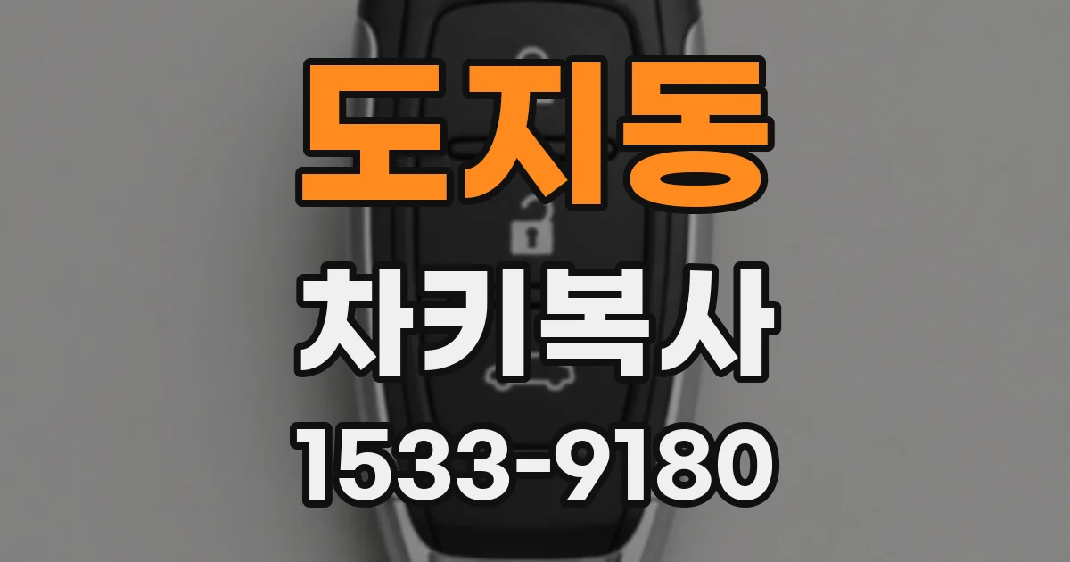 도지동 차키복사