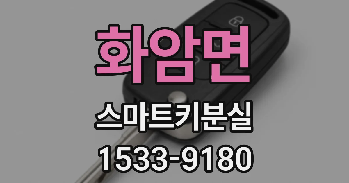 화암면 스마트키분실