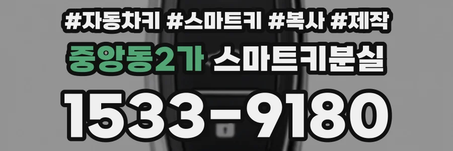 중앙동2가 스마트키분실