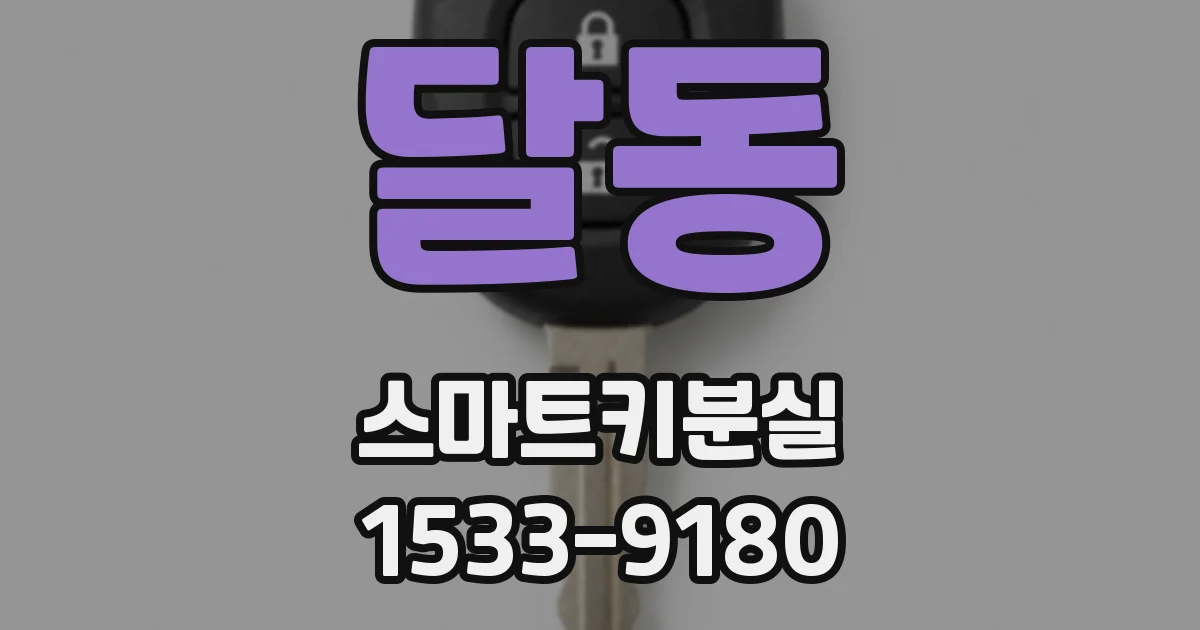 달동 스마트키분실