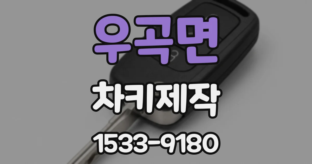 우곡면 차키제작