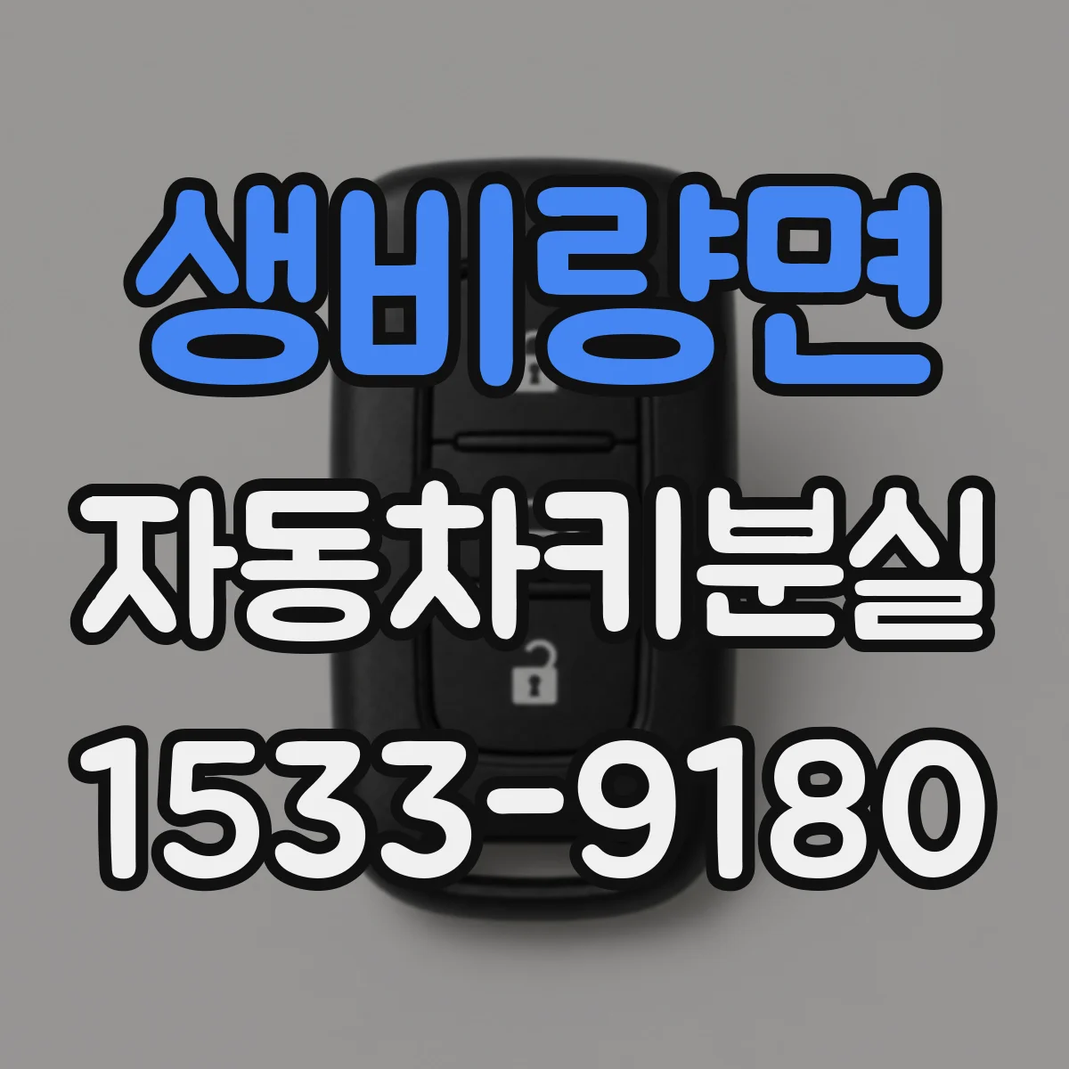 생비량면 자동차키분실