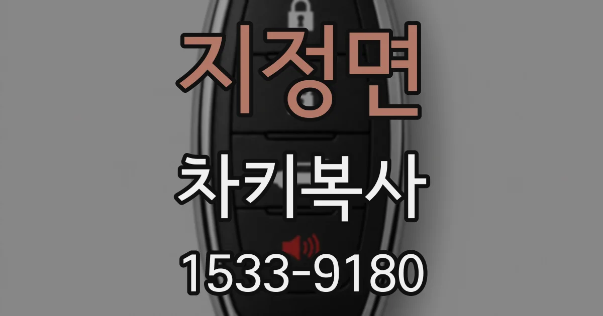 지정면 차키복사