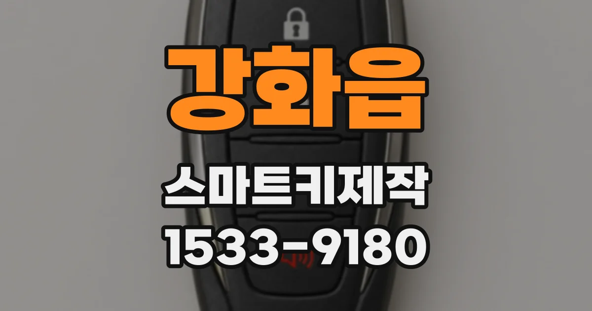 강화읍 스마트키제작