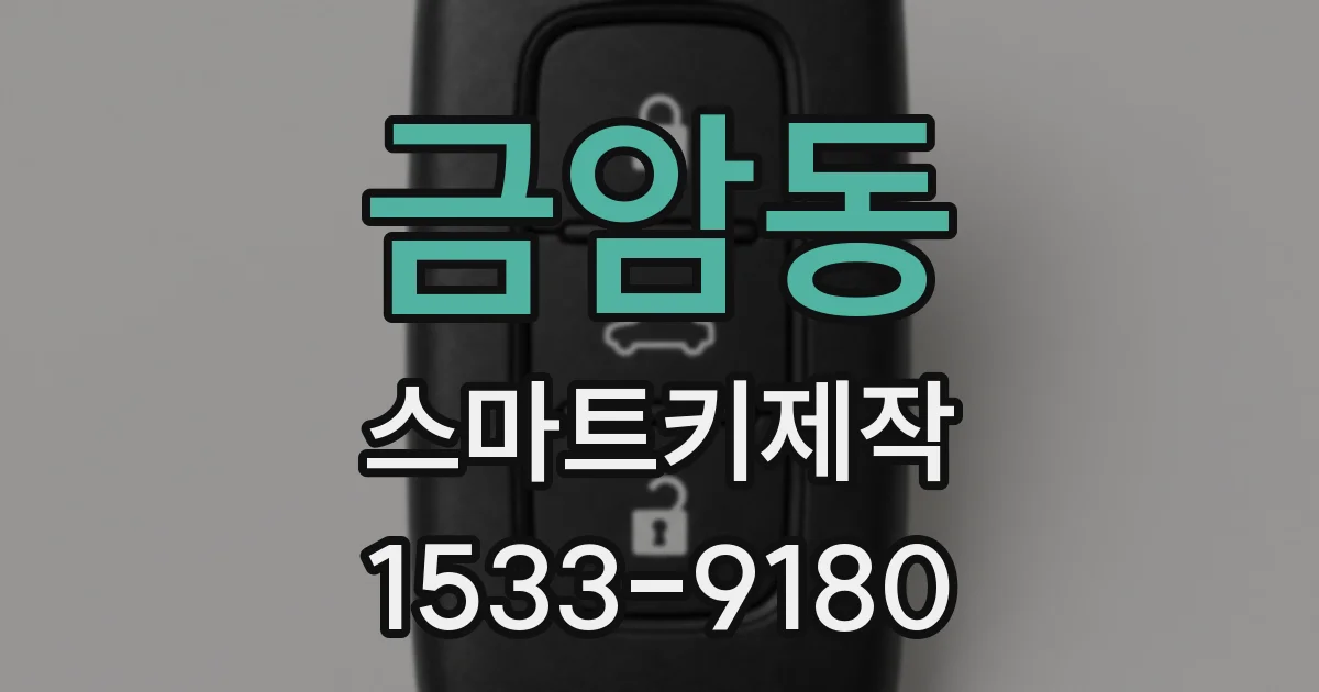 금암동 스마트키제작