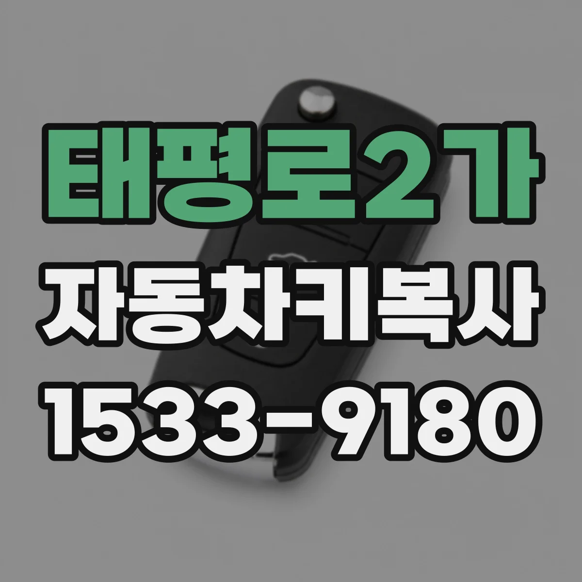 태평로2가 자동차키복사