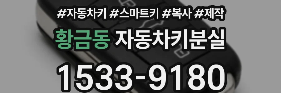 황금동 자동차키분실