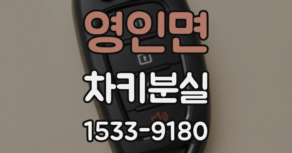 영인면 차키분실