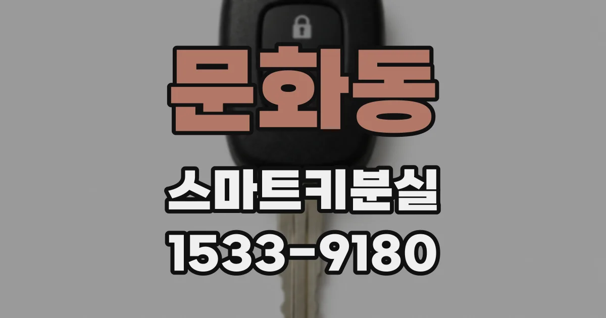 문화동 스마트키분실
