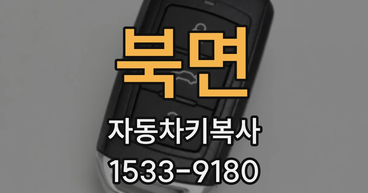 북면 자동차키복사