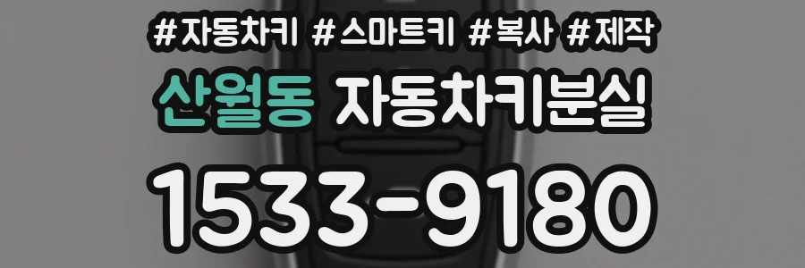 산월동 자동차키분실