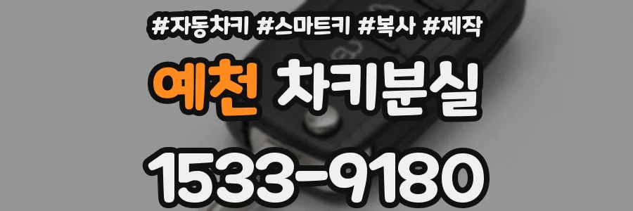 예천 차키분실