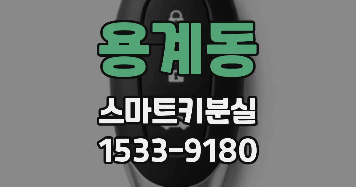 용계동 스마트키분실