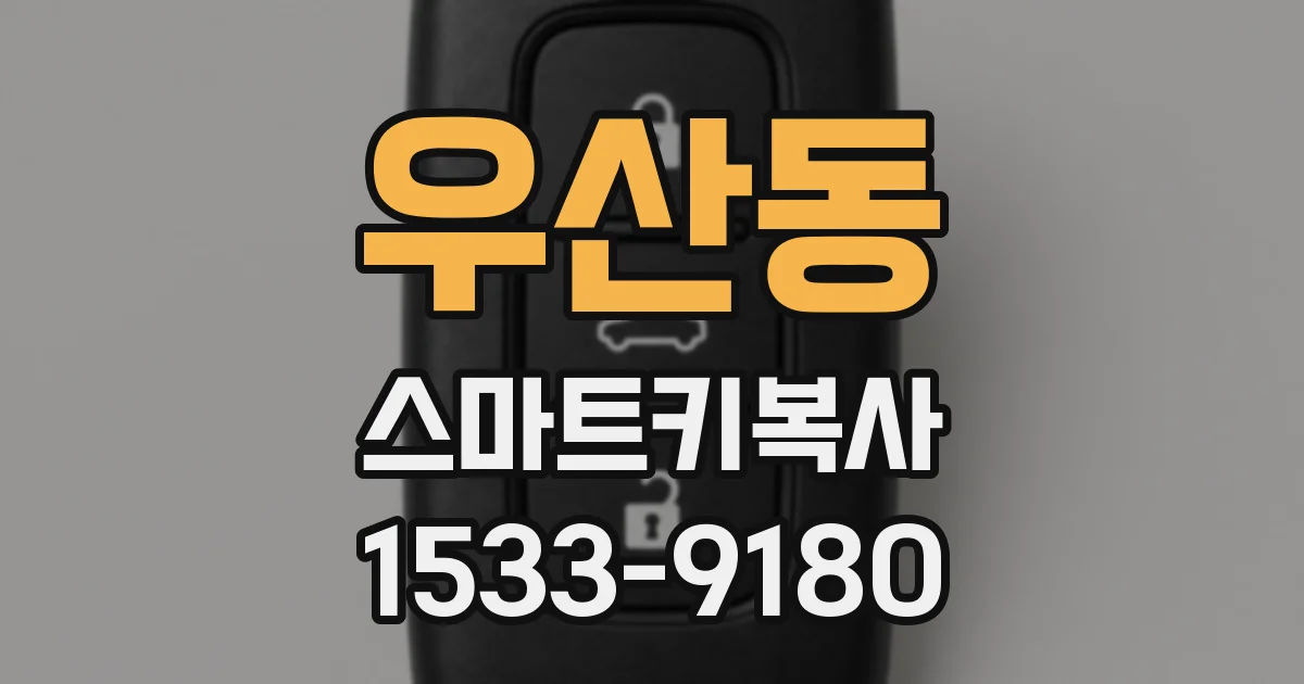 우산동 스마트키복사