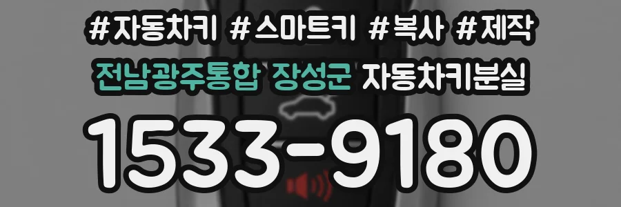 전남광주통합 장성군 자동차키분실