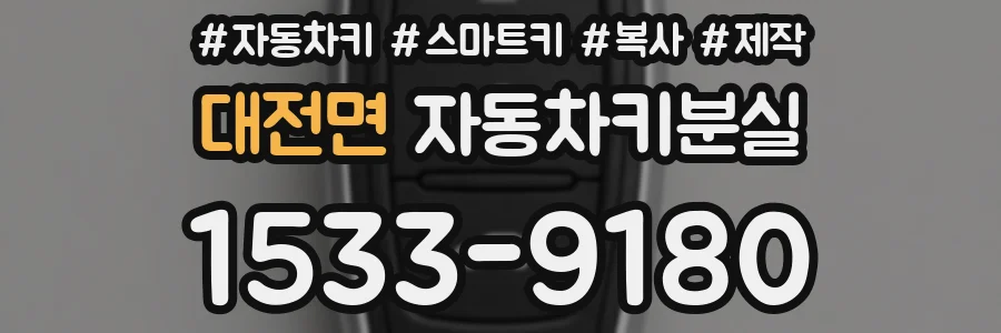 대전면 자동차키분실