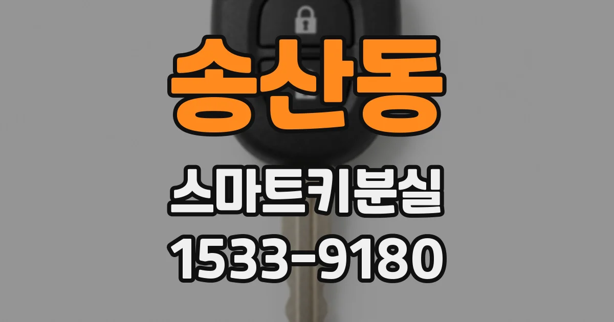 송산동 스마트키분실