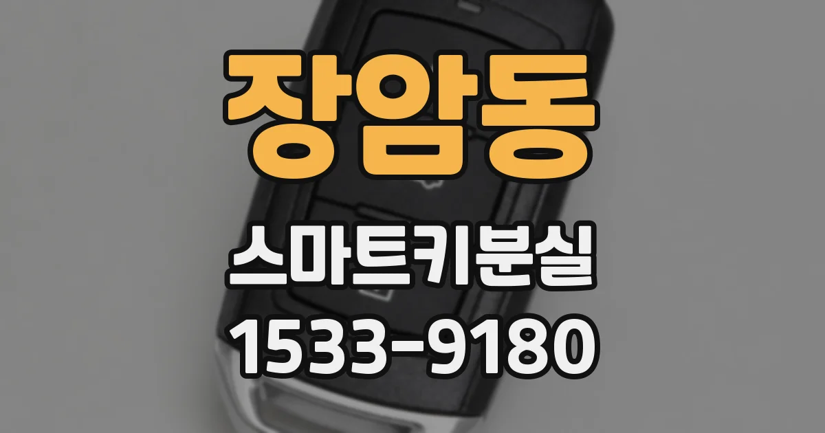 장암동 스마트키분실