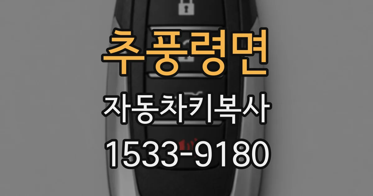 추풍령면 자동차키복사