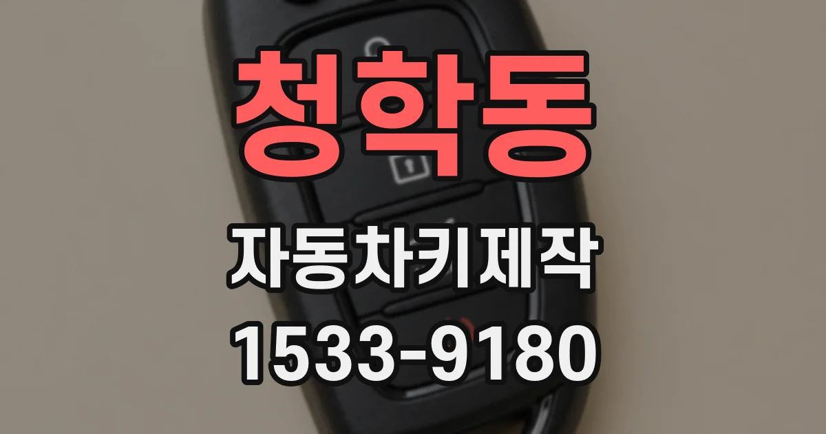 청학동 자동차키제작