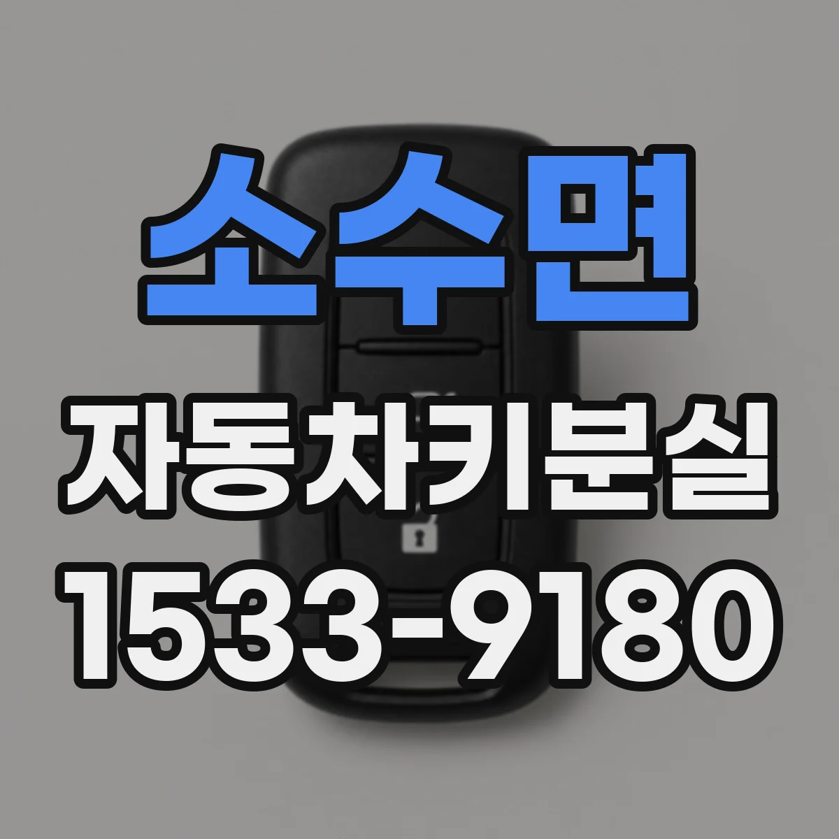 소수면 자동차키분실