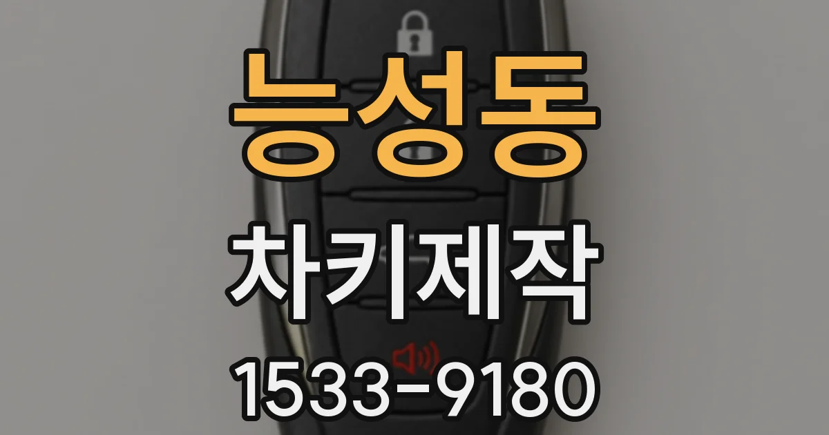 능성동 차키제작