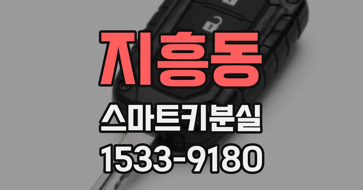지흥동 스마트키분실