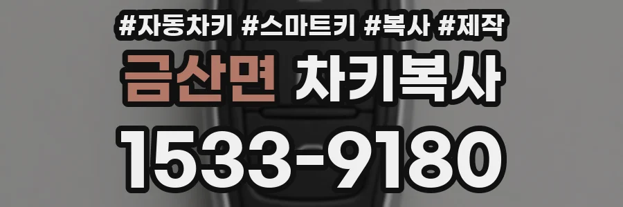금산면 차키복사