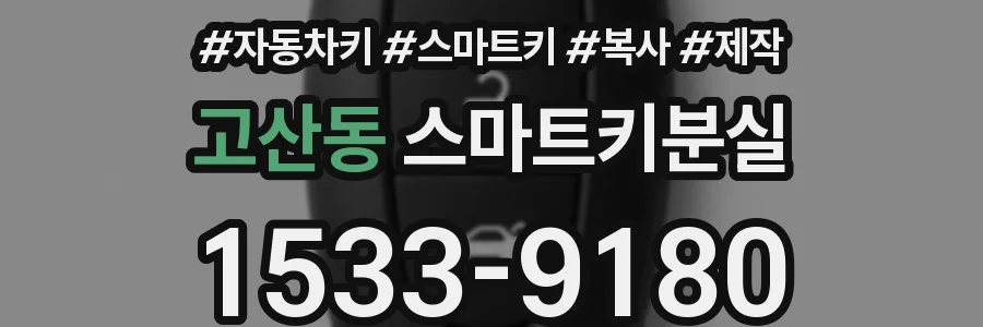 고산동 스마트키분실