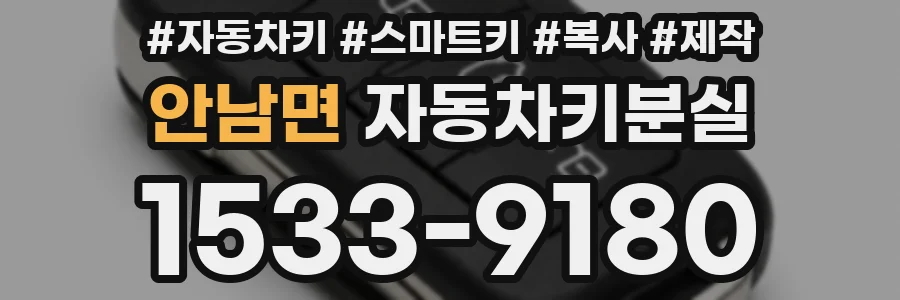 안남면 자동차키분실