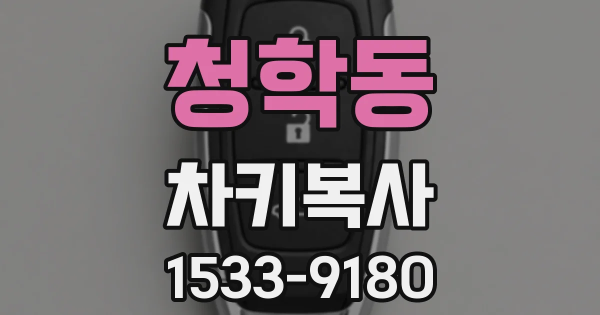 청학동 차키복사