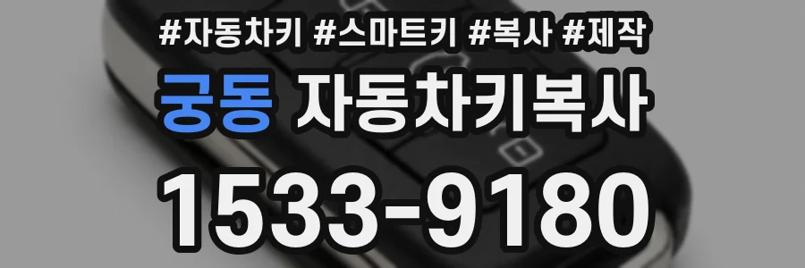 궁동 자동차키복사