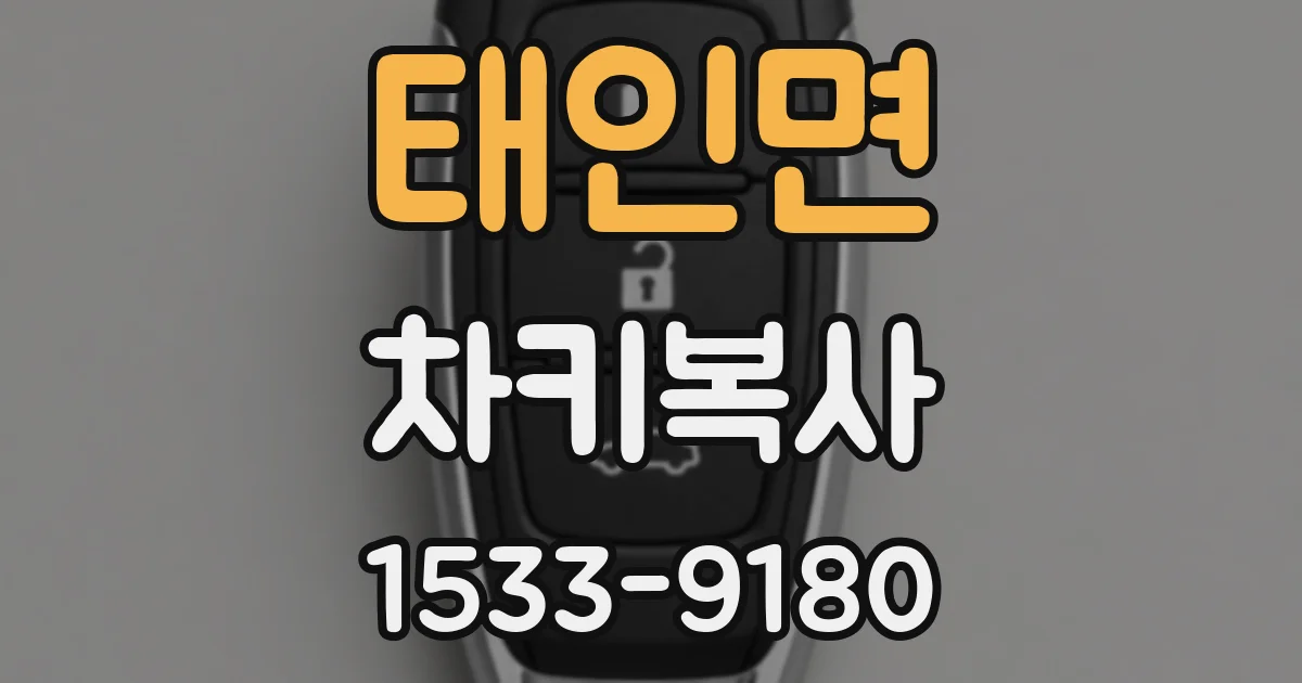 태인면 차키복사