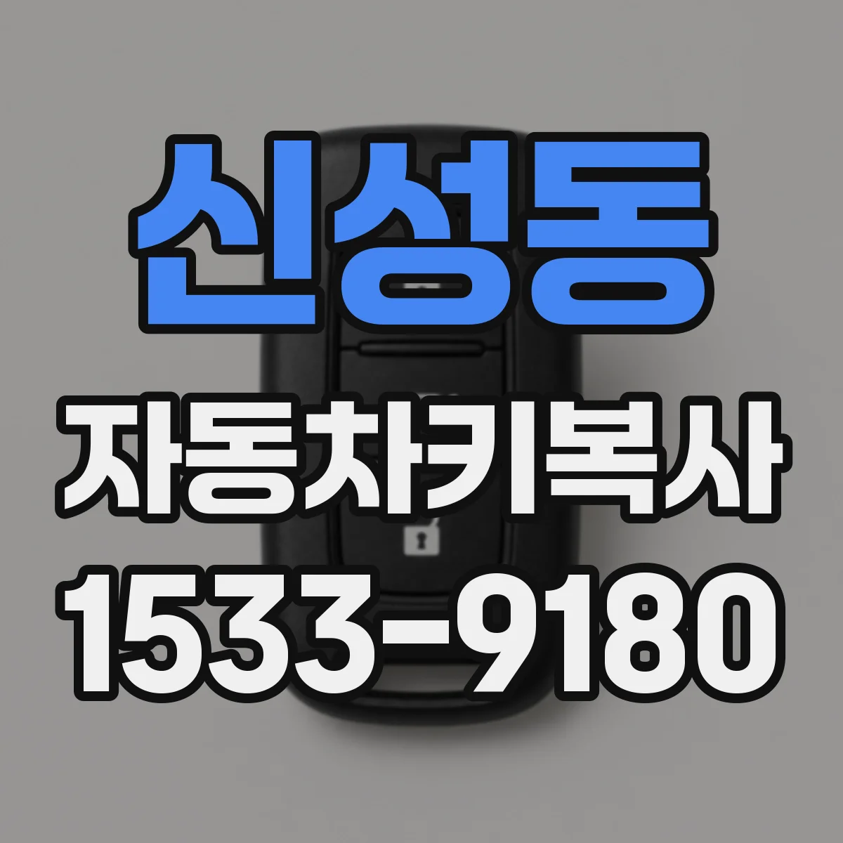 신성동 자동차키복사