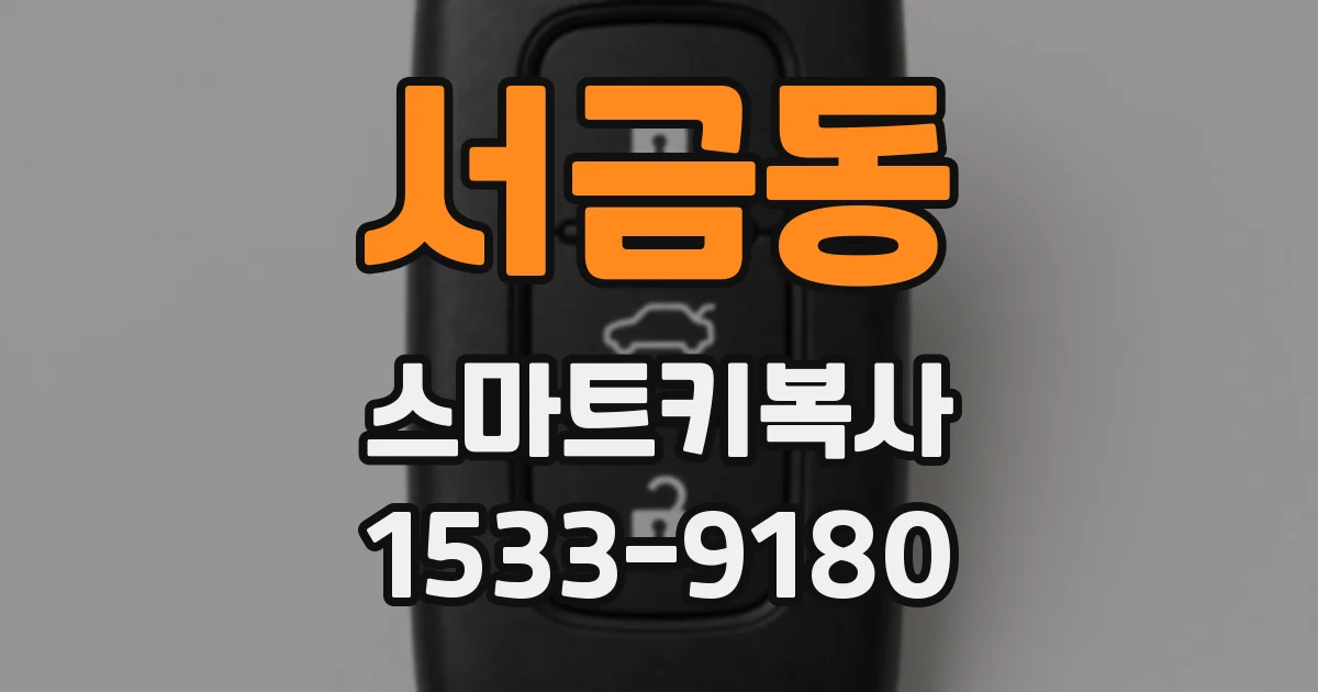 서금동 스마트키복사
