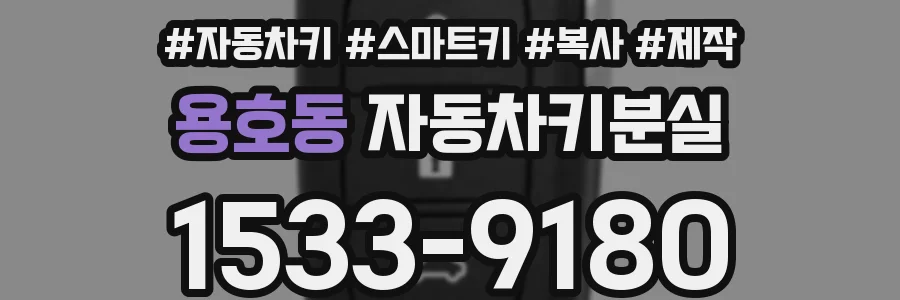 용호동 자동차키분실