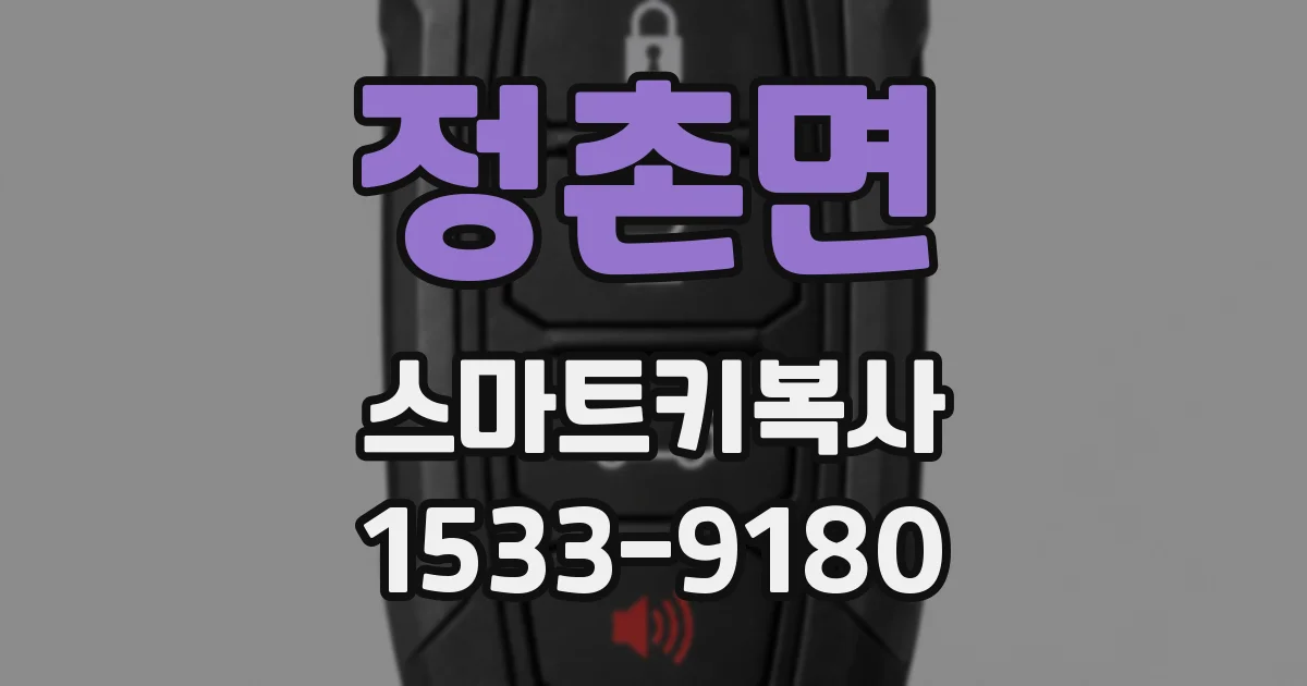 정촌면 스마트키복사