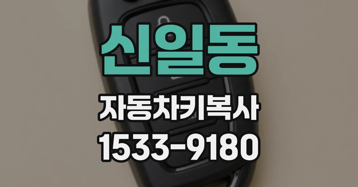 신일동 자동차키복사